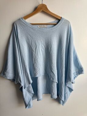 Free People We The Free CC Light Blue Tee, sz. L.